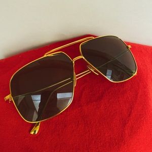 Dita Flight -005 Gold Sunglasses